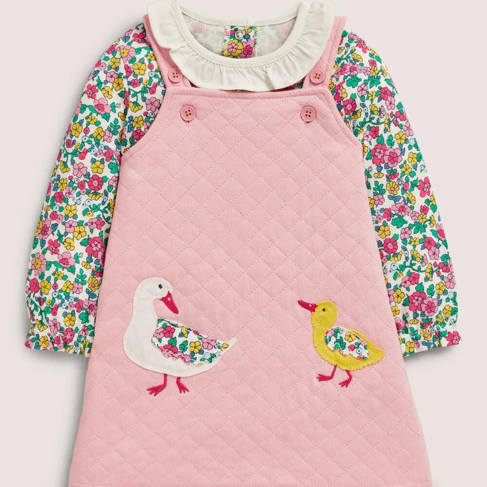🎉🎈Host Pick🌸 NWOT Mini Boden Jersey Quilted Dress (The dress ONLY)